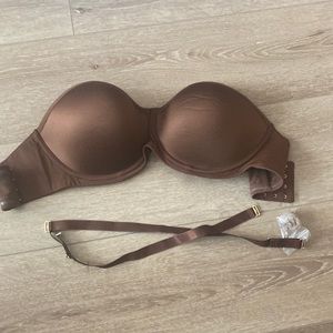 Thirdlove brown “classic strapless bra”